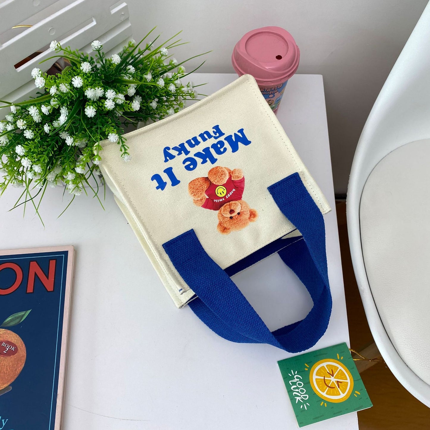 Women's Canvas Stylish Good Texture Simple Portable Handbags