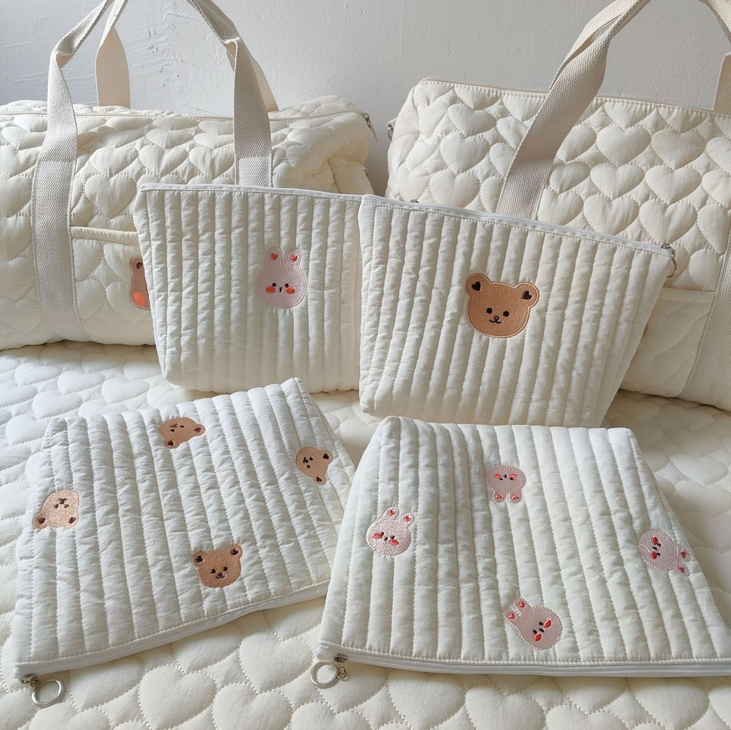 Style Storage Outing Clothes Diaper Embroidered Bags