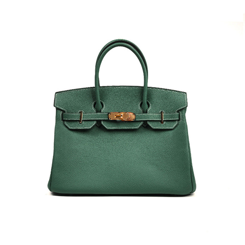 Women's High Sense Fashion Temperament Genuine Leather Classic Handbags