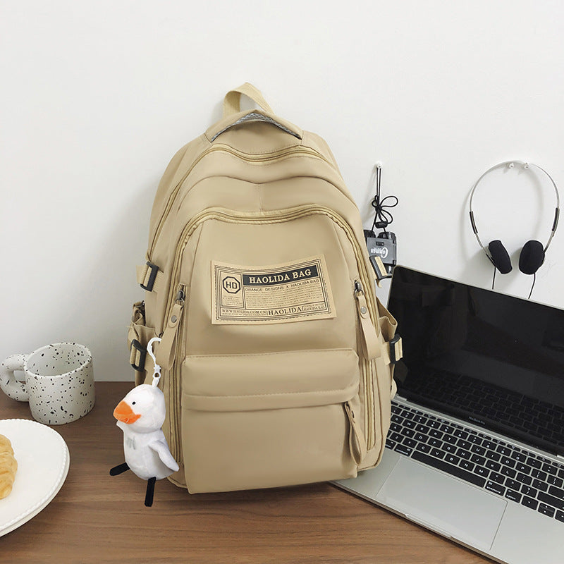 Female Simple Computer Male High Junior Middle School Students' Schoolbags