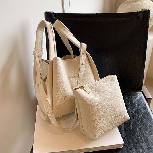 Women's Portable Vegetable Basket Large Capacity Combination Handbags