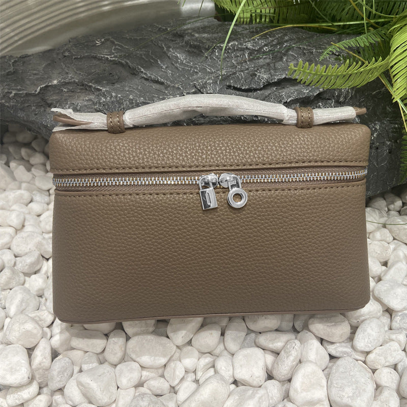 Lunch Box Female Original Label Lychee Pattern Small Square Bags