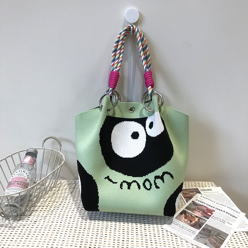 Fashion Retro Wool Woven Leisure Knitted Handbags