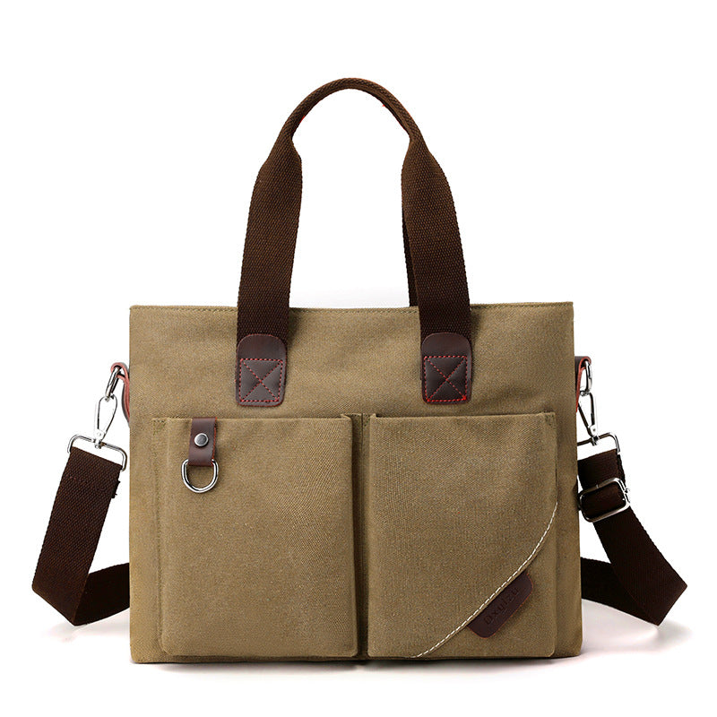 Canvas Trendy Leisure Commute Large Capacity Bags