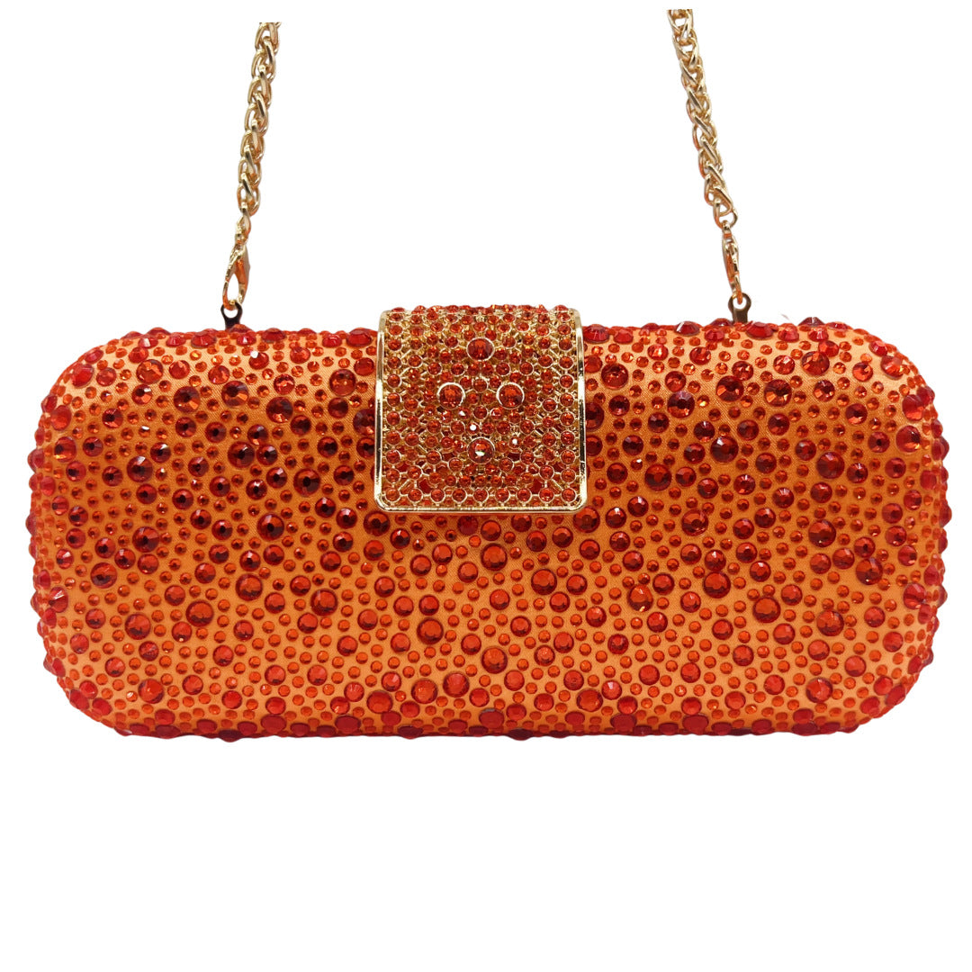 Women's Light Luxury Shiny Double-sided Hot Hand-held Evening Bags