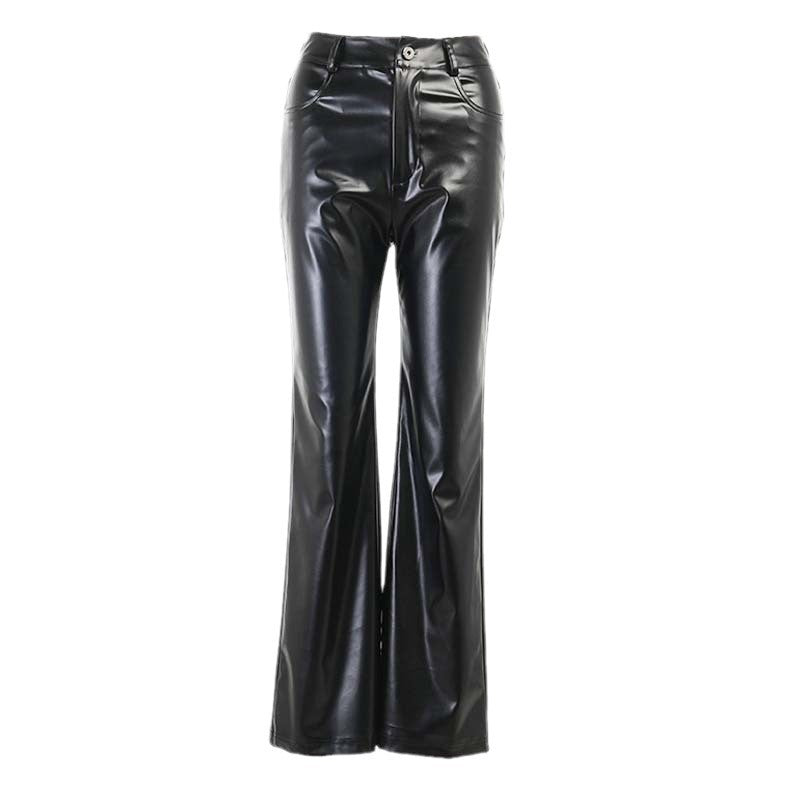 Women's High Waist Straight Casual Temperament Commute Pants