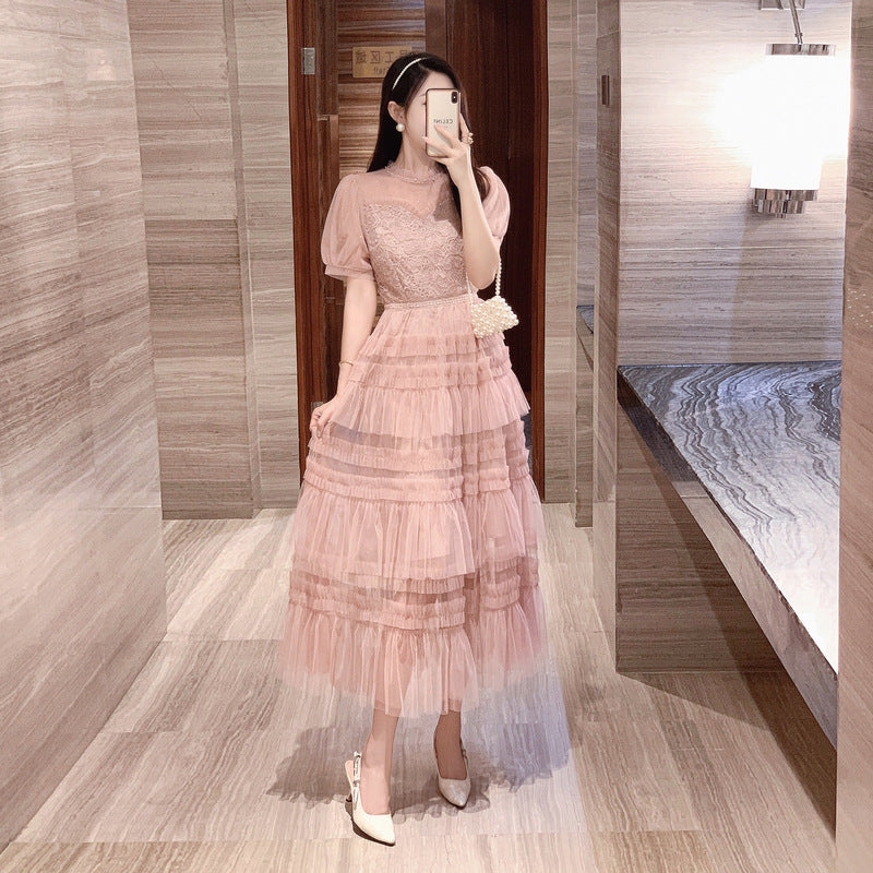 Sky Slimming Gentle Lace Fairy Dress Dresses