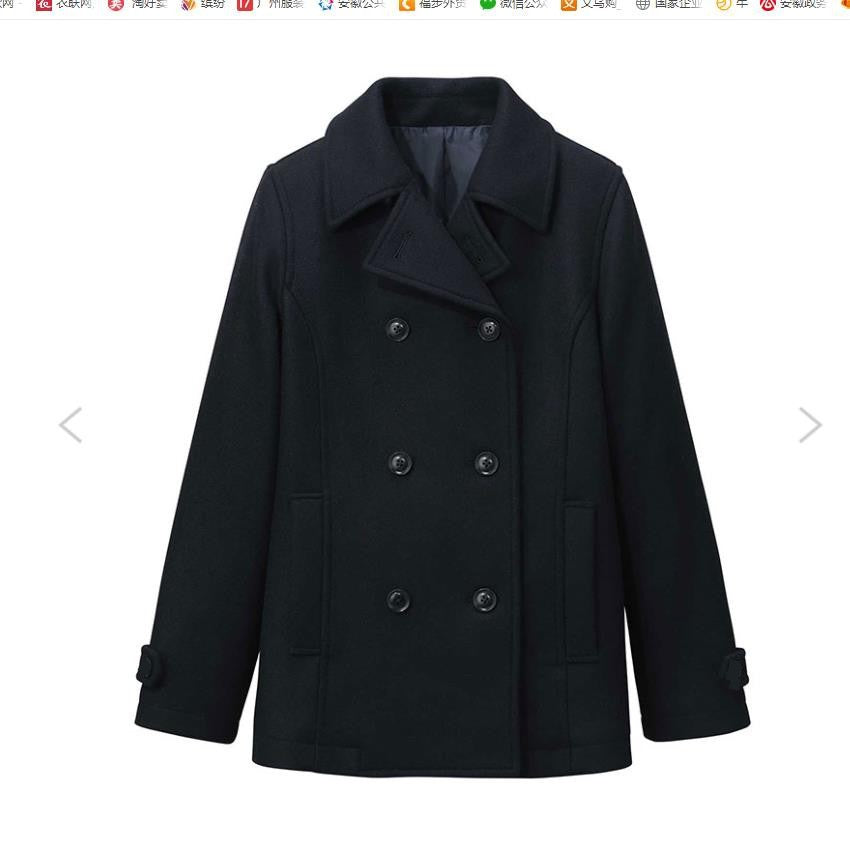 Woolen For Schools Horn Button Wool Coats