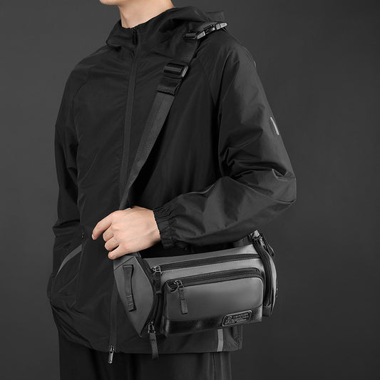 Large Capacity Waterproof Multifunctional Wearable Trendy Men's Chest Bags