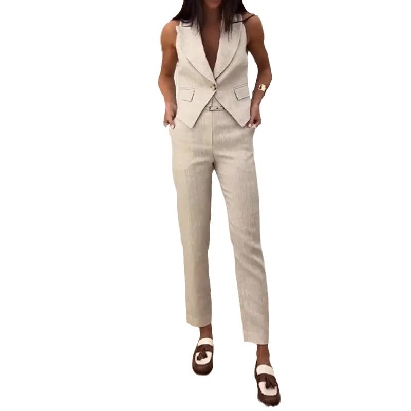 Charming Summer Stylish Graceful Simple Long-sleeved Suits