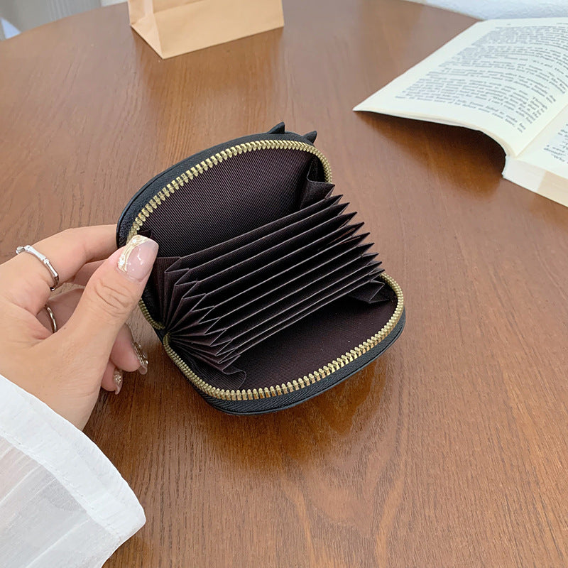 Women's Cute Multiple Slots Advanced Cartoon Change Ladies Wallets