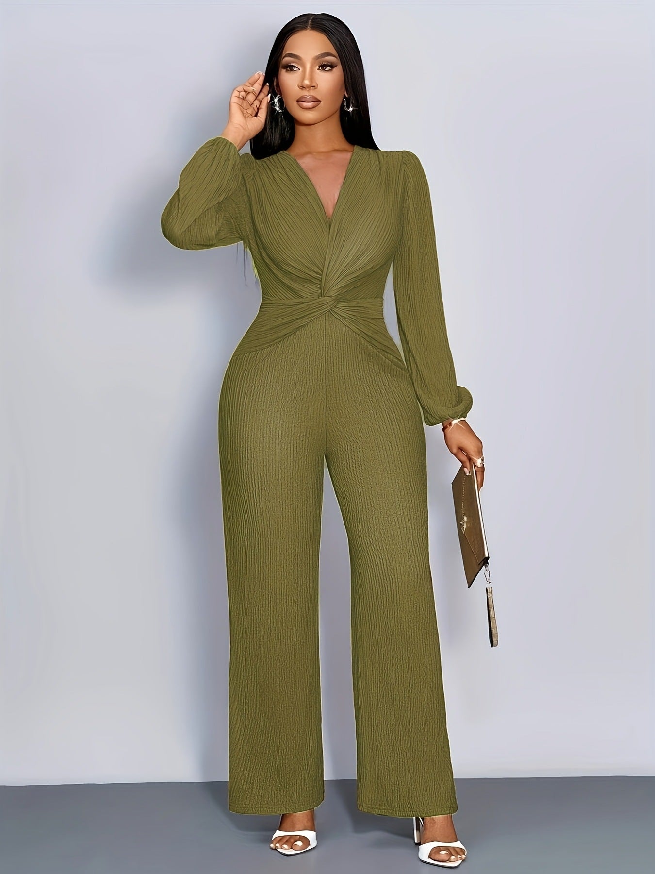 Women's Autumn Solid Color Fashion Leisure Women's Jumpsuit/clothing