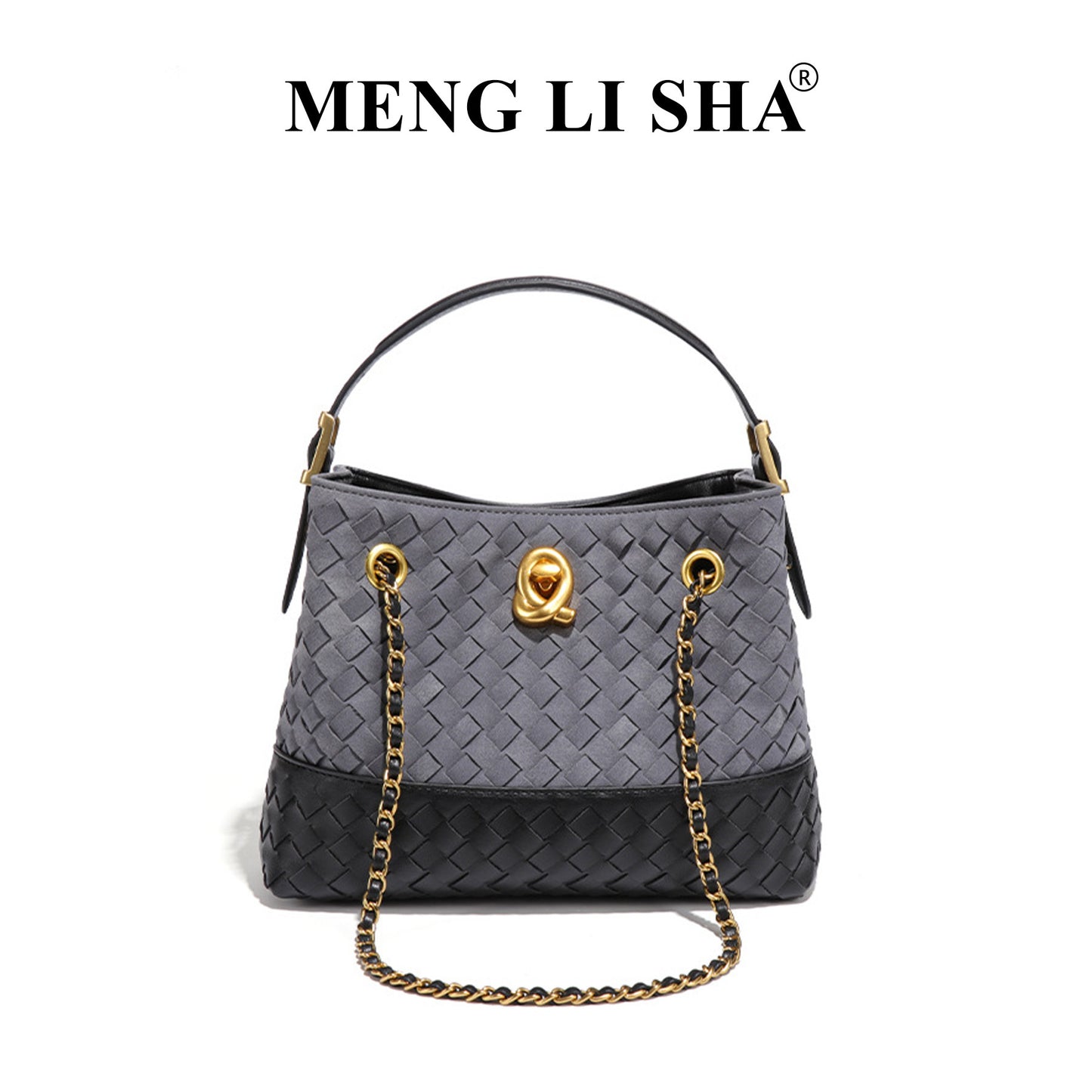 Women's Style Suede Handmade Woven Commuter Cross Handbags