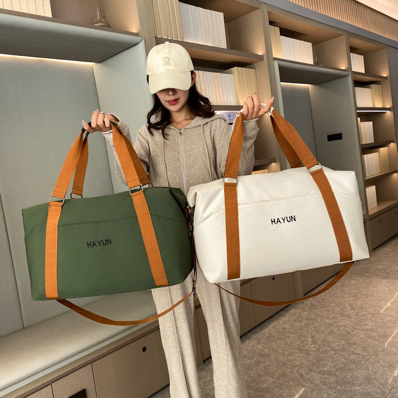 Trip Female Simple Lightweight Waterproof Clothing Travel Bags