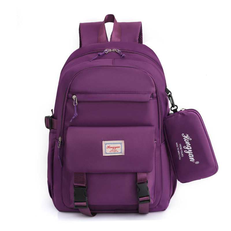 Women's Nylon Early High Large Capacity Korean Middle School Students' Schoolbags