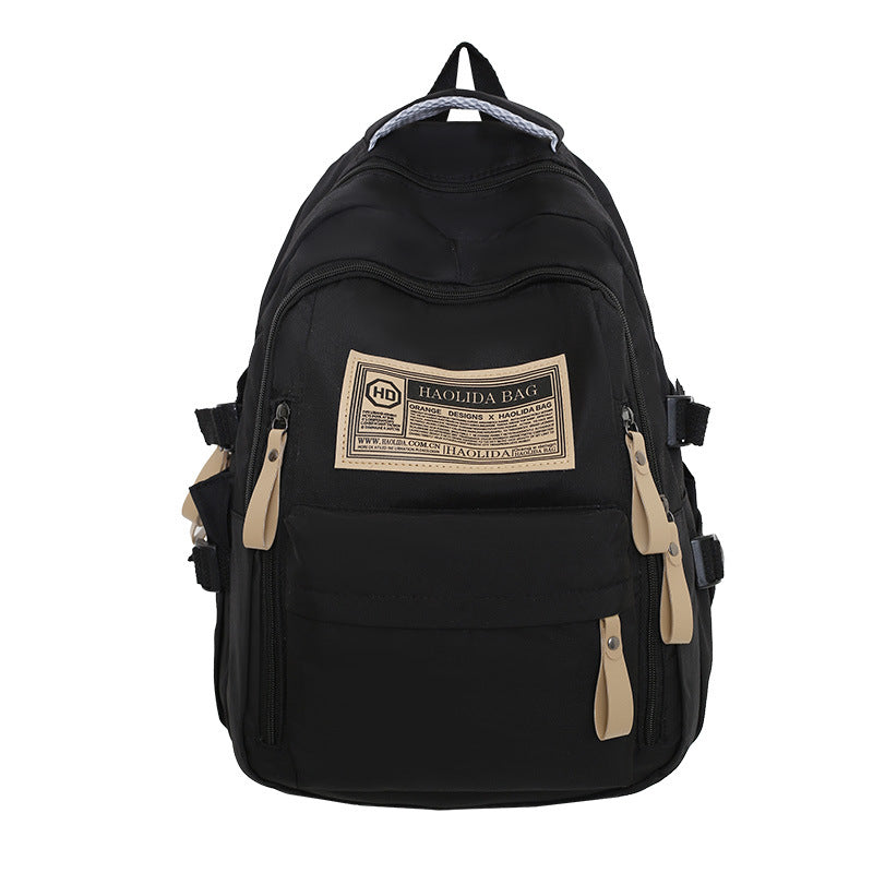 Female Simple Computer Male High Junior Middle School Students' Schoolbags