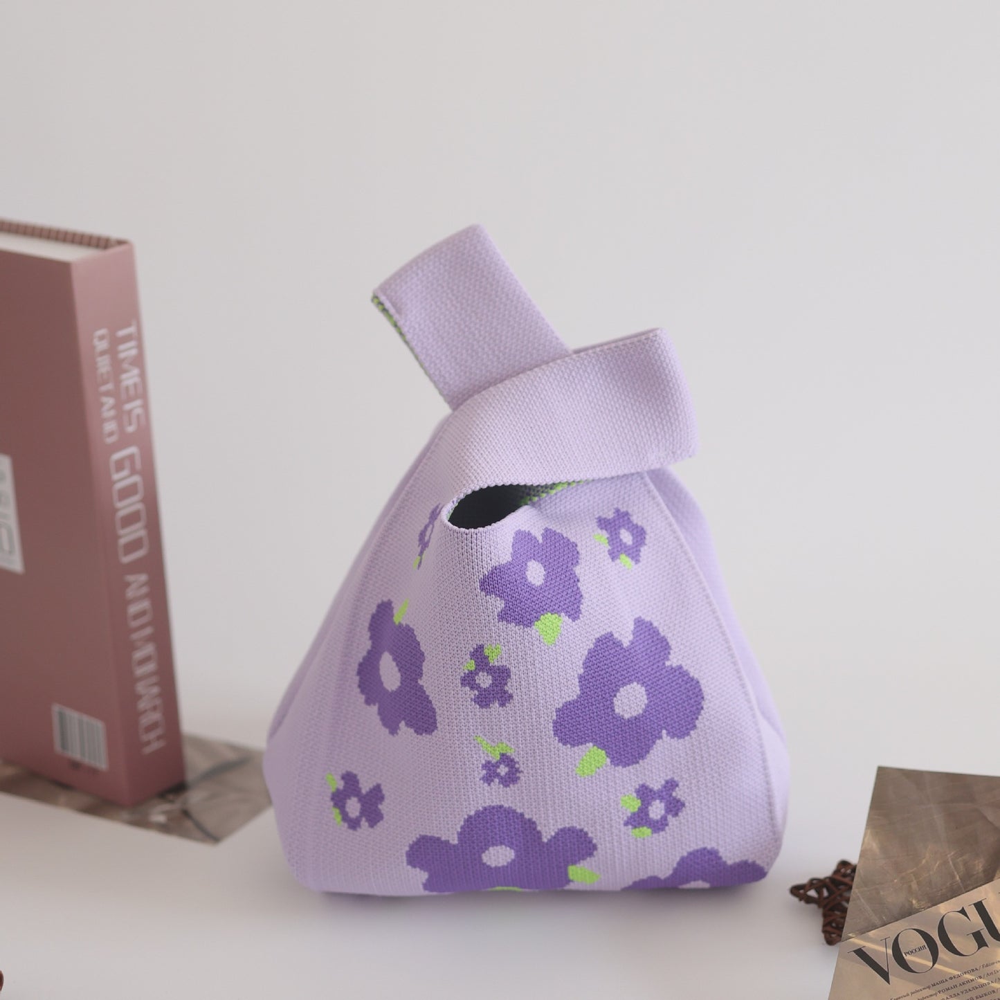 Women's Stylish Knitted Woven Vest Simple Handbags