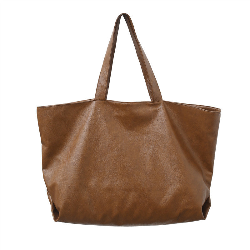 Women's Retro Korean Style Large Capacity Totes Bags