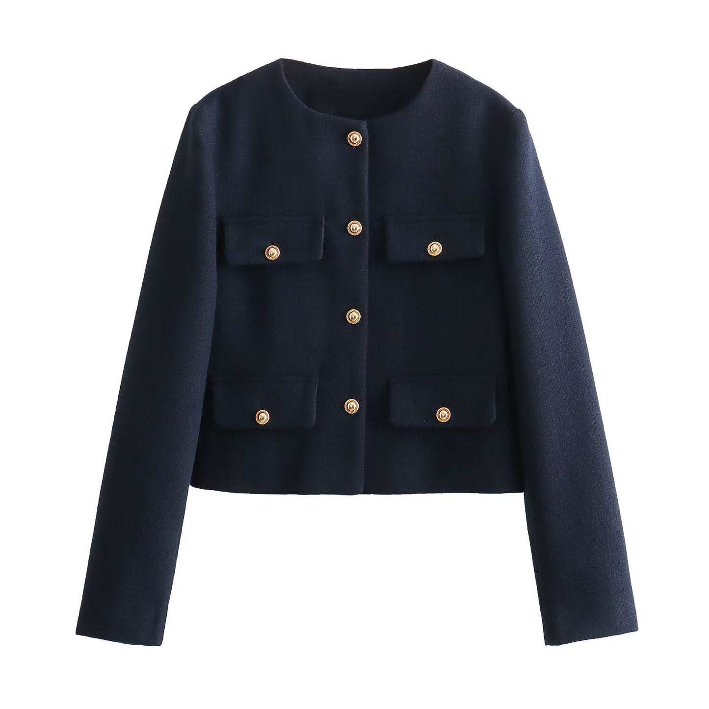 Women's Classic Style Fashion Button Decoration Coats