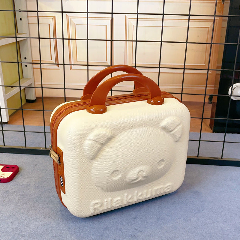 Makeup Box Cartoon Cute Password Convenient Travel Bags