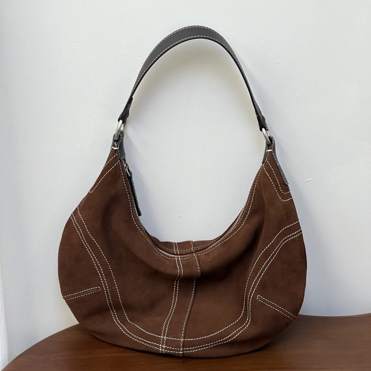 Baseball Matte Leather Underarm High-grade Selenodont Crossbody Bags