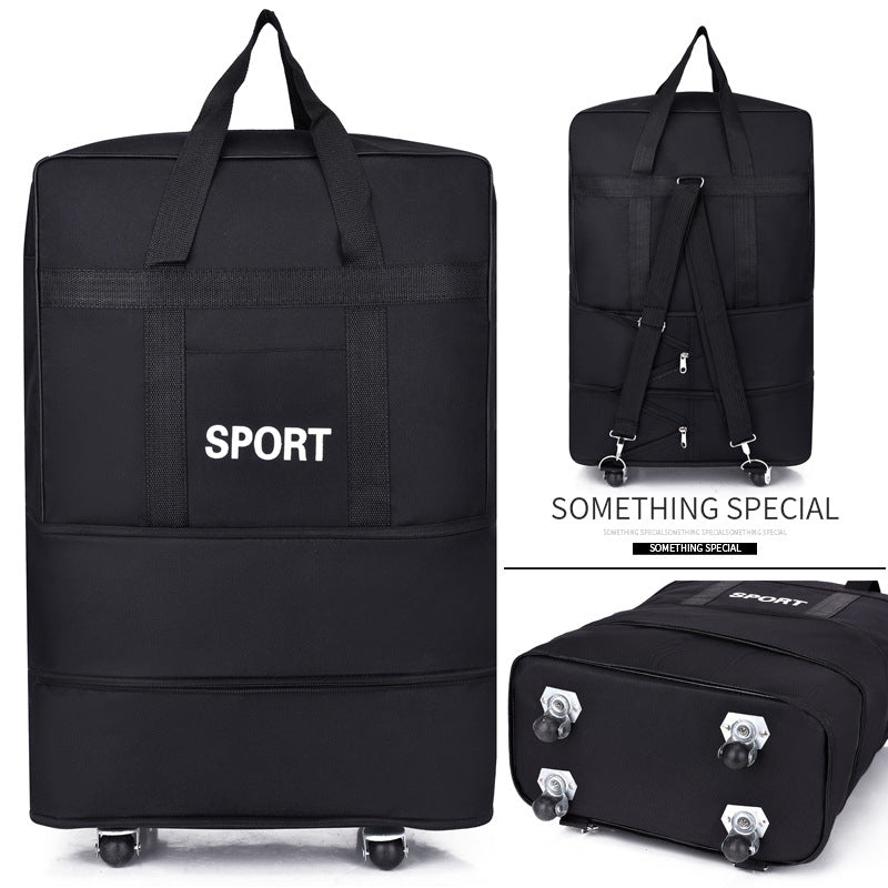 Folding Air Consignment Extended Boarding Oxford Bags