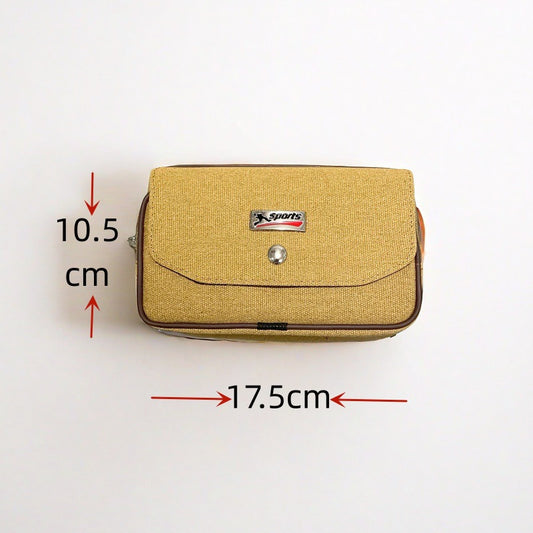 Men's Canvas Mobile Large Capacity Construction Site Men's Waist Packs