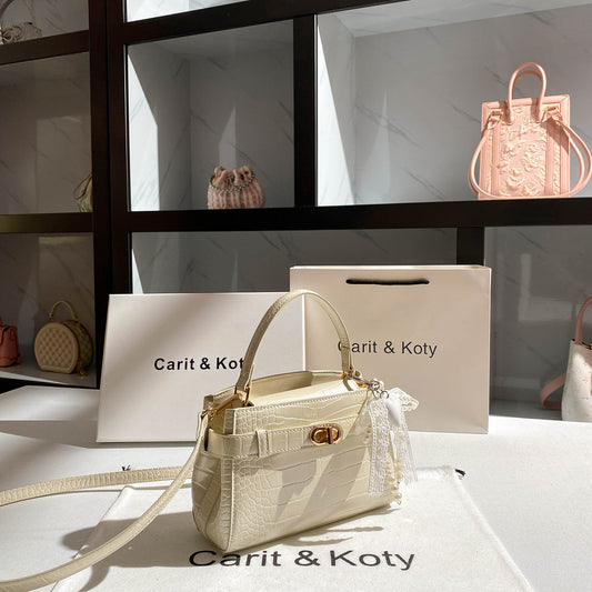 Fashion Crocodile Pattern Kelly High Sense Bags