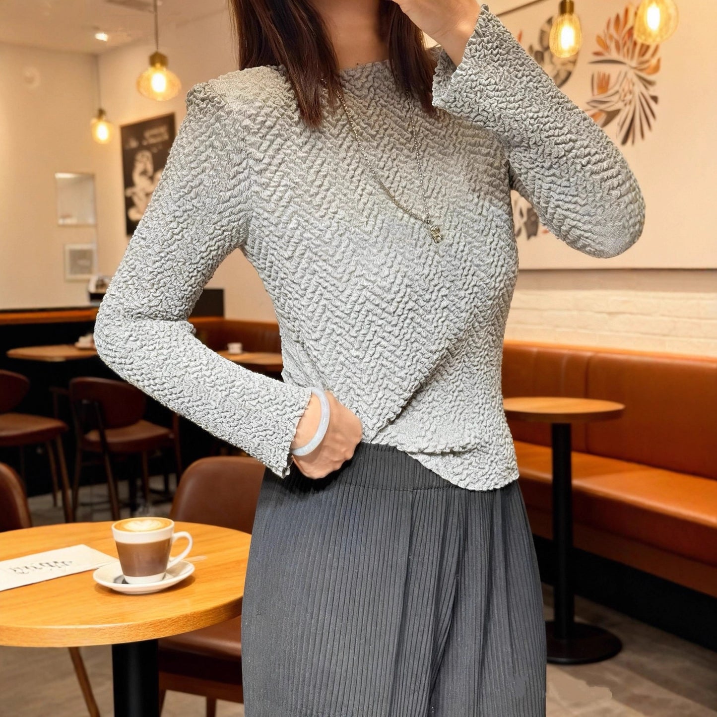 Women's Shirt Slim Fit Fashionable Slimming Autumn Fashion Blouses