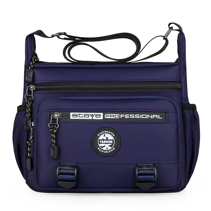 Men's Large Capacity Waterproof Hard-wearing Commute Men's Shoulder Bags