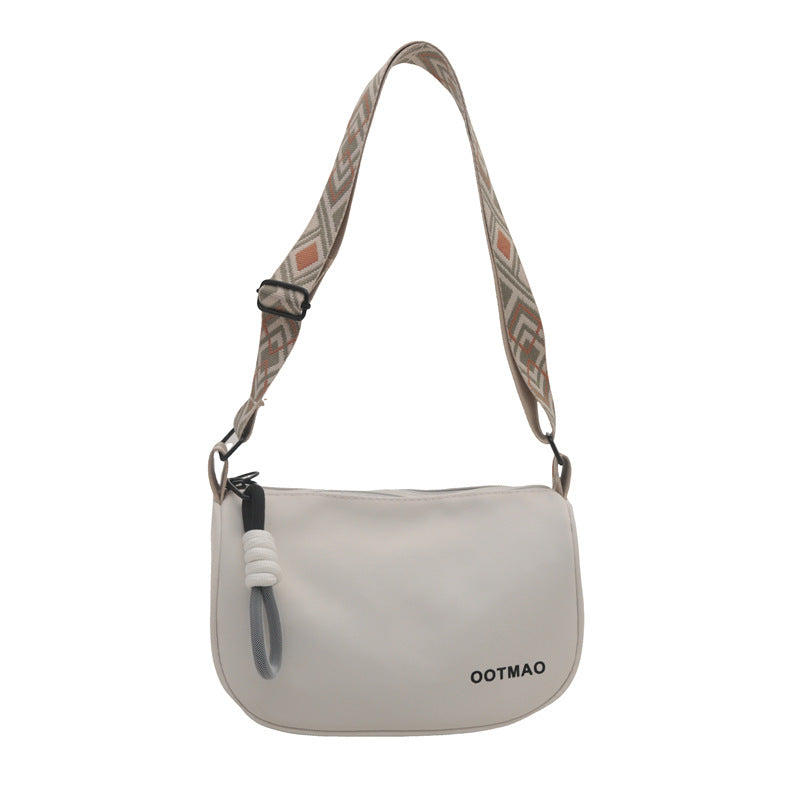 Women's Unique Attractive Canvas Dumpling Broadband Shoulder Bags