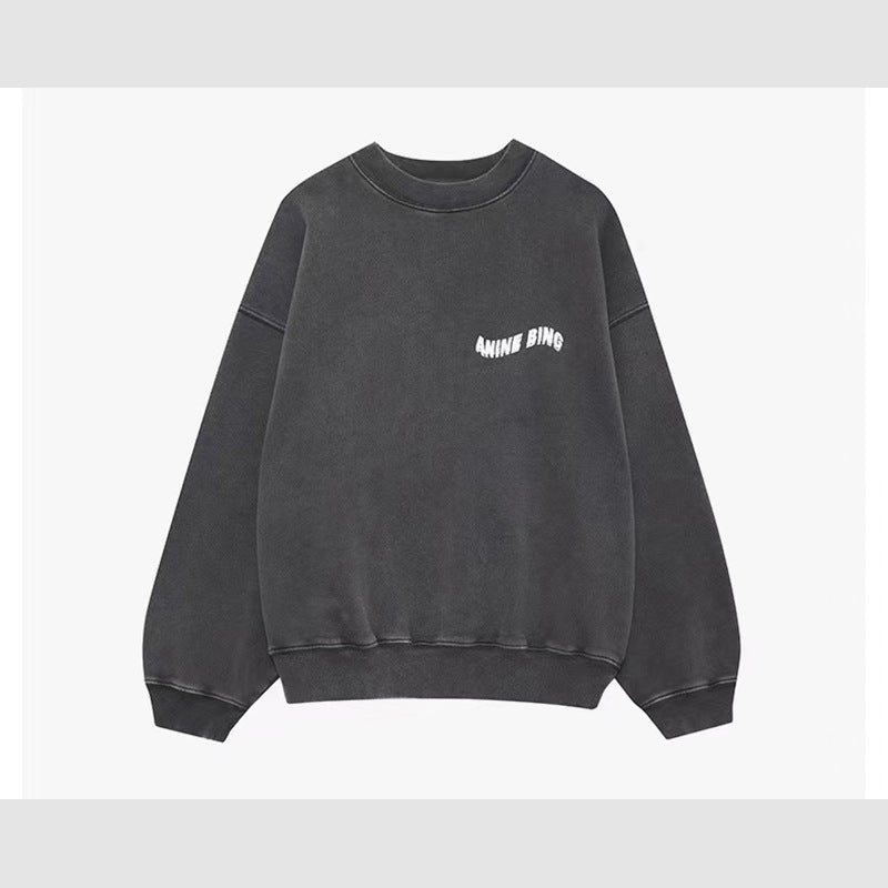Women's North American Niche Deformation Word Printing Sweaters