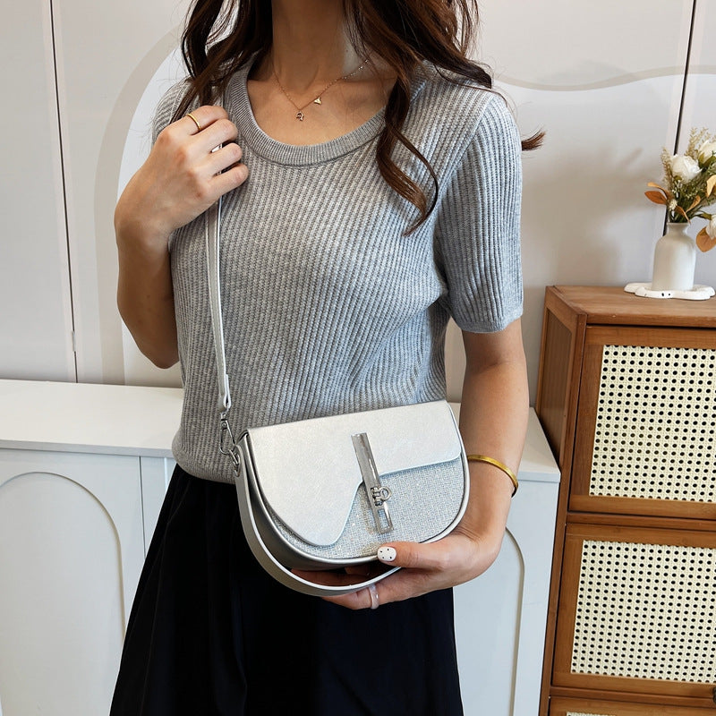 Women's High Sense Trendy Fashion Simple One Crossbody Bags