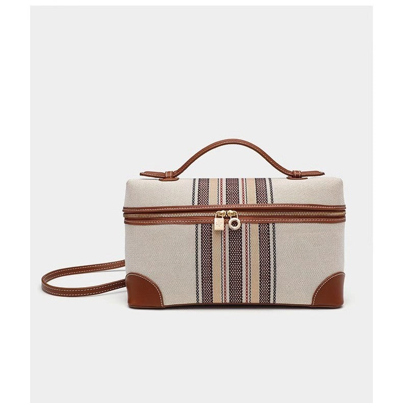 Lunch Box High Sense Contrast Color Small Square Bags