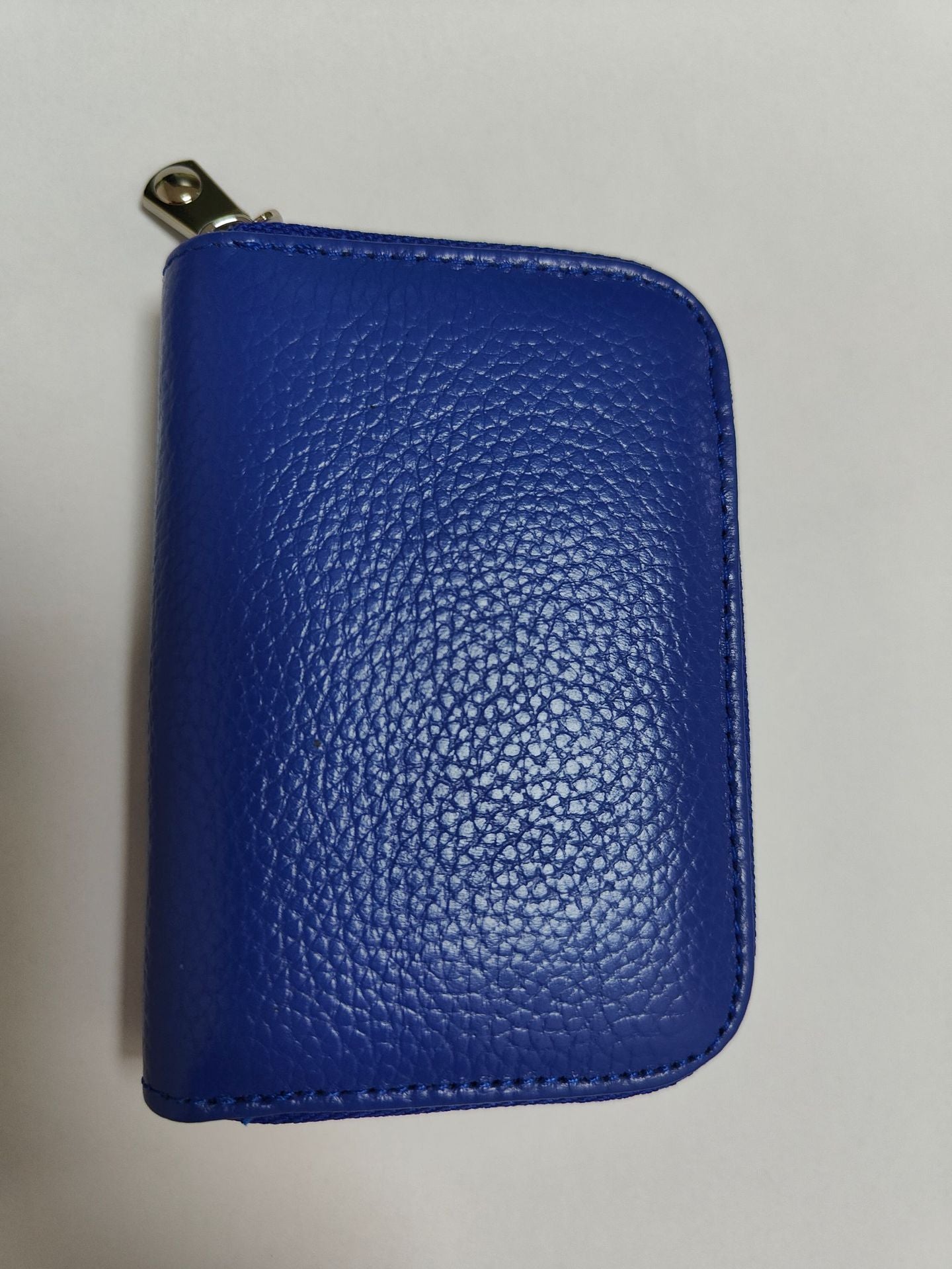 Women's & Men's & Genuine Leather Korean Cowhide Zipper Card Holder