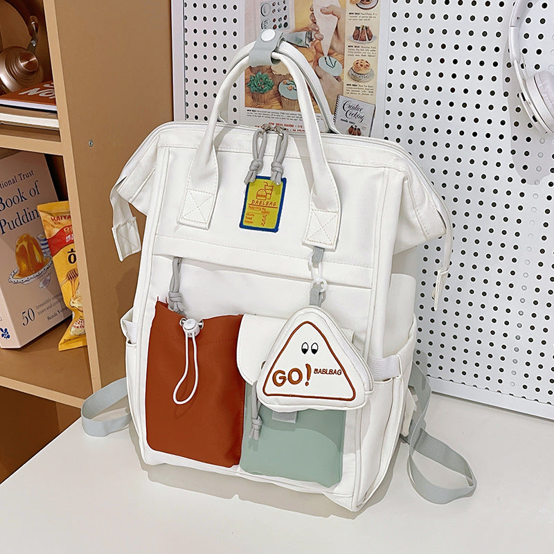 Women's Charming College Style Large Capacity Middle School Students' Schoolbags