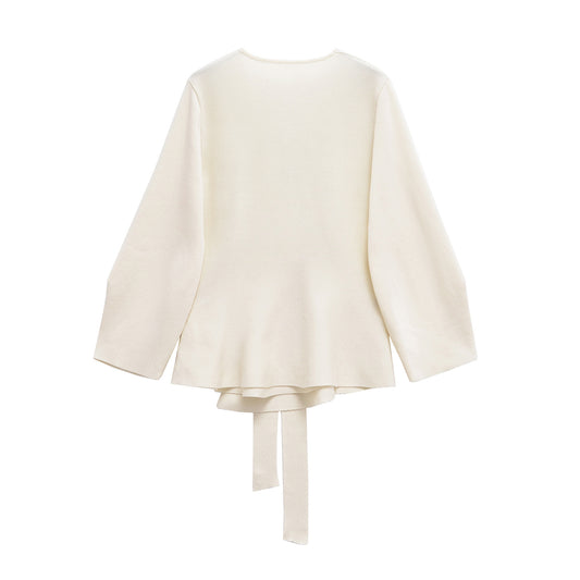 Women's Classic Fashion With Belt Padded Shoulder Clothing
