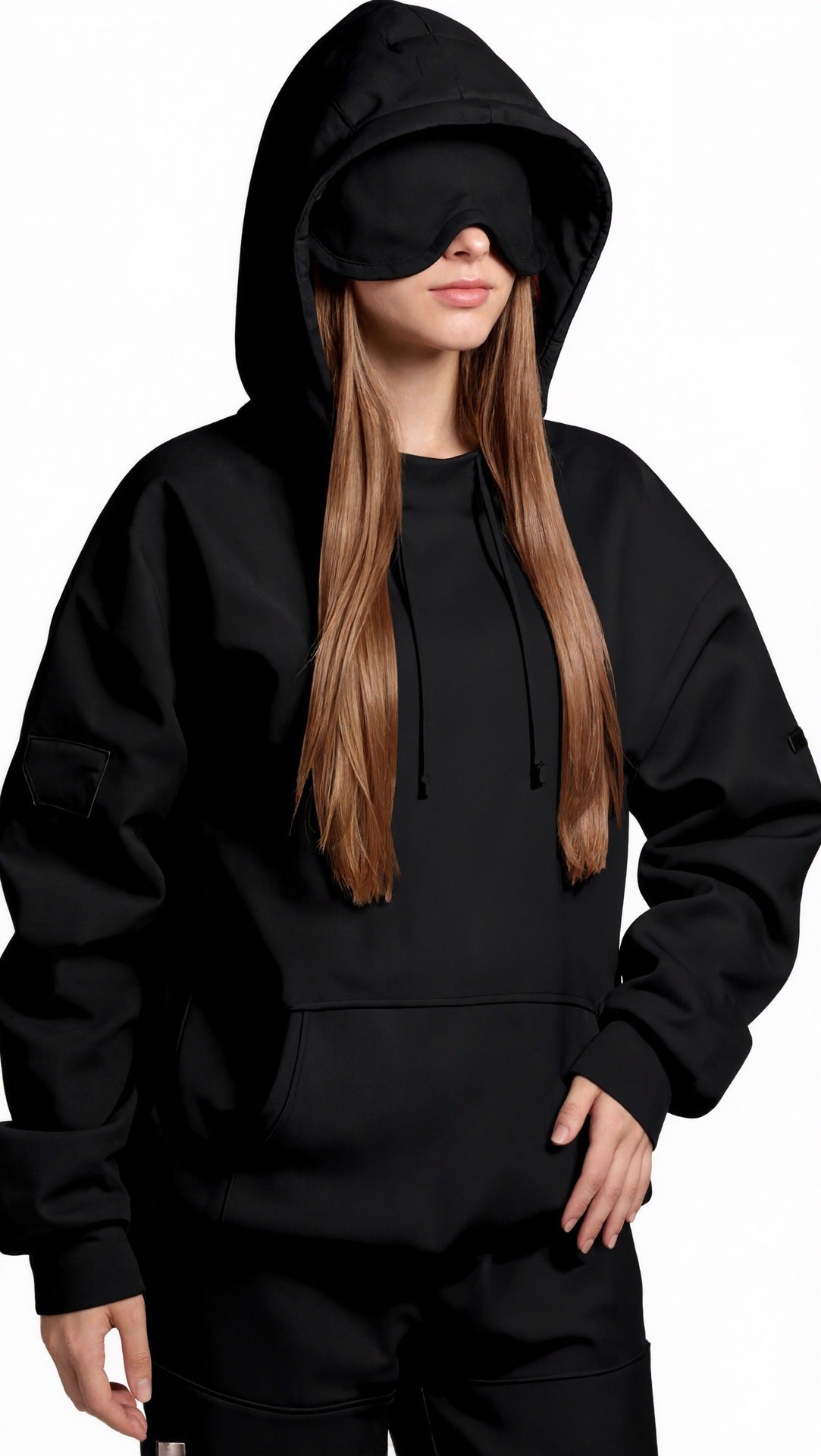 Women's Wear With Built-in Eye Mask Hoodie Sweaters