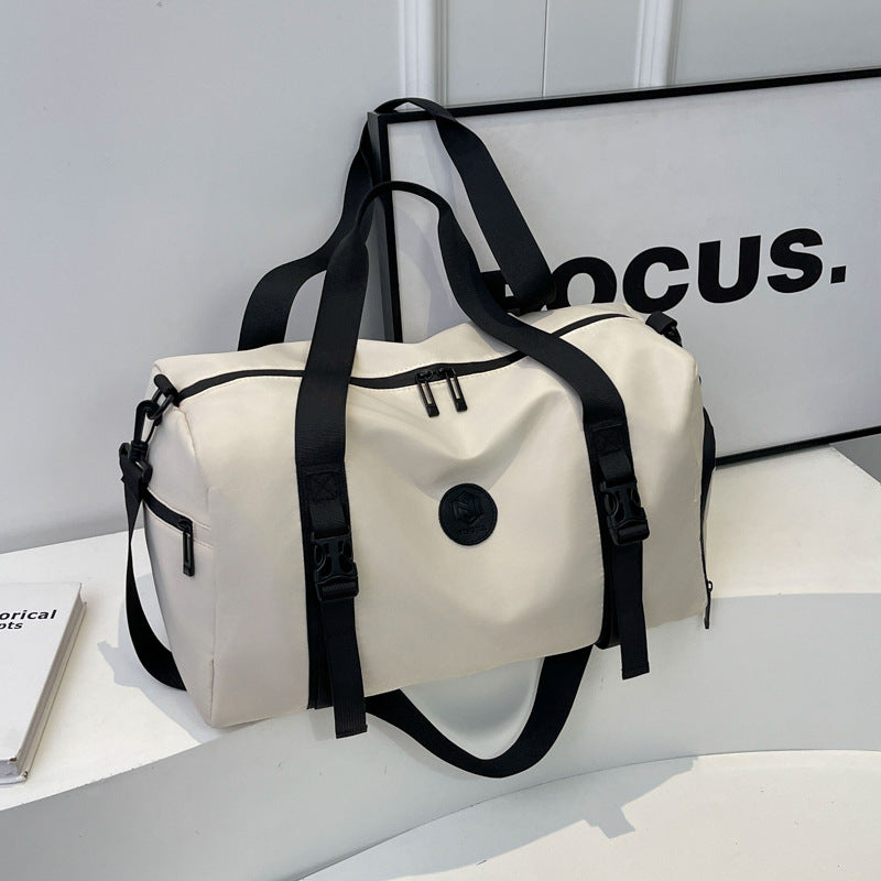 Women's & Men's & Large Capacity Swim Solid Color Simple Travel Bags