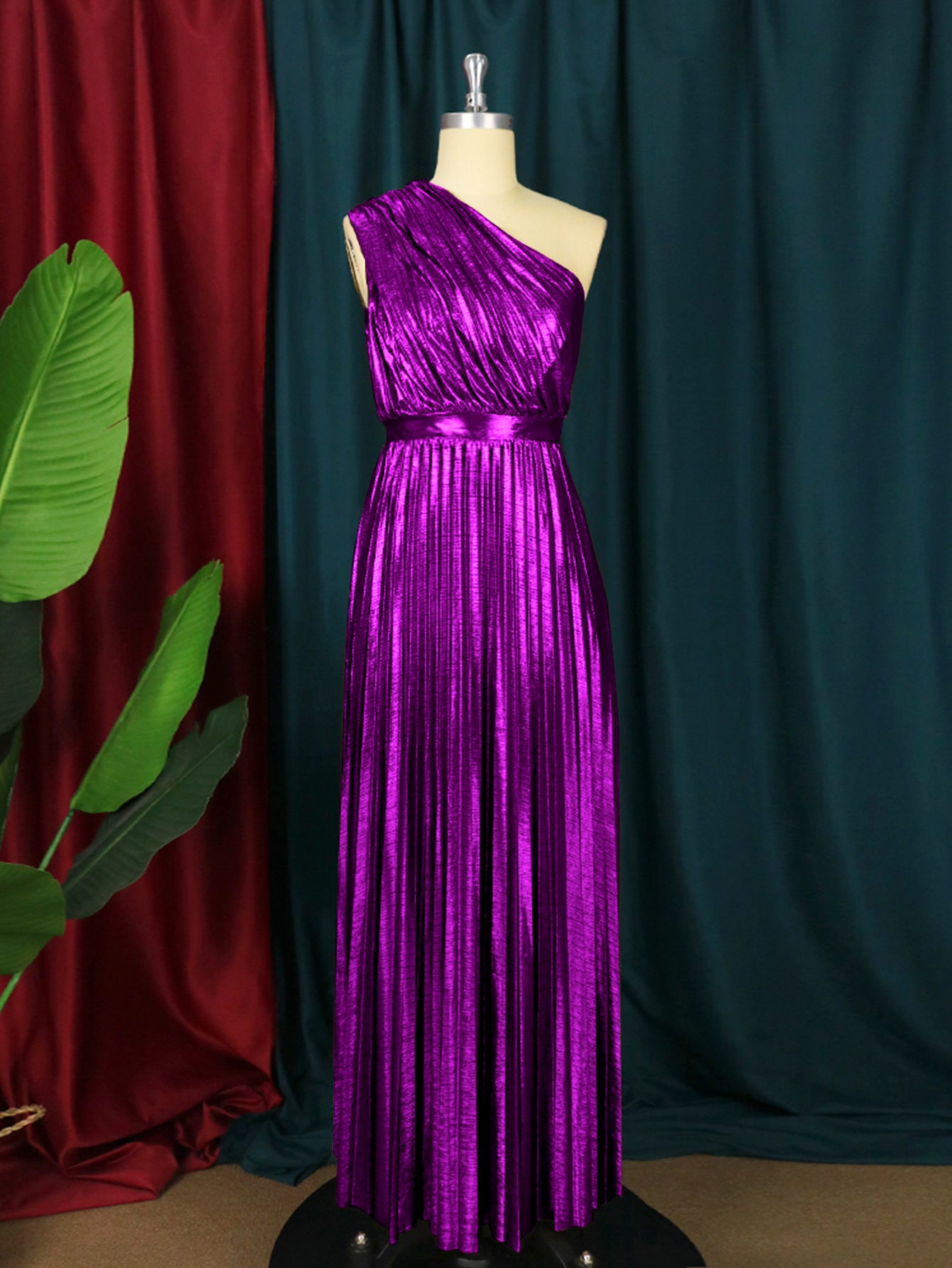 Women's Large Backless Dress Swing Pleated For Dresses