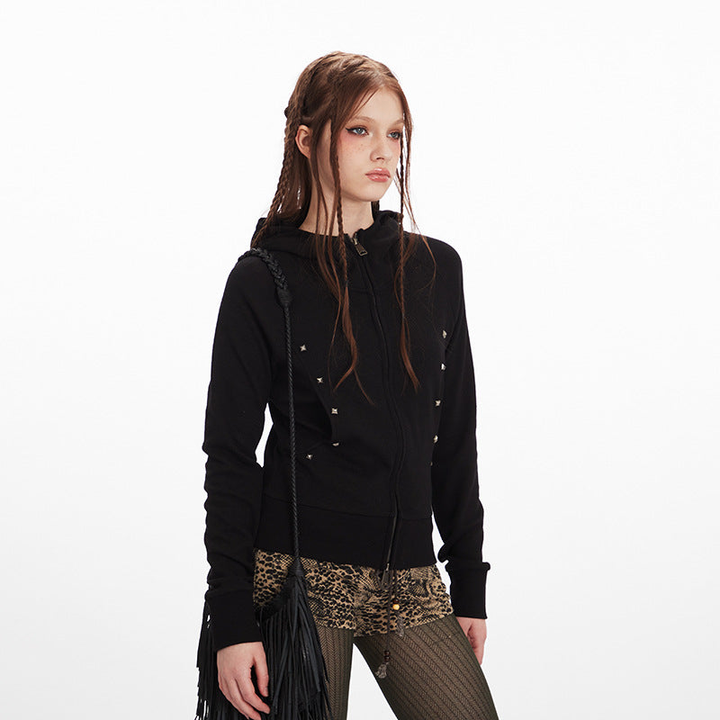 Women's Innovative Hoodie American Double Zipper Sweaters