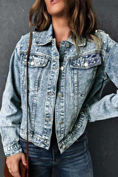 Women's Popular Attractive Denim Loose Casual Jackets