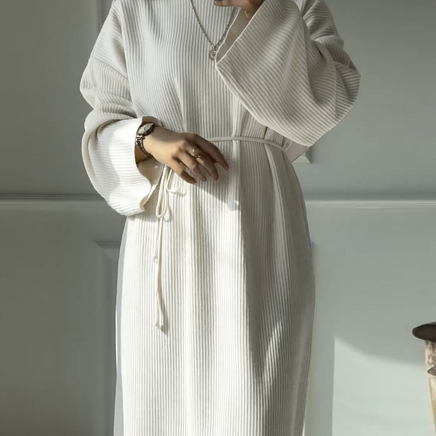Attractive Classy Thickened Knitting Loose Dress Dresses