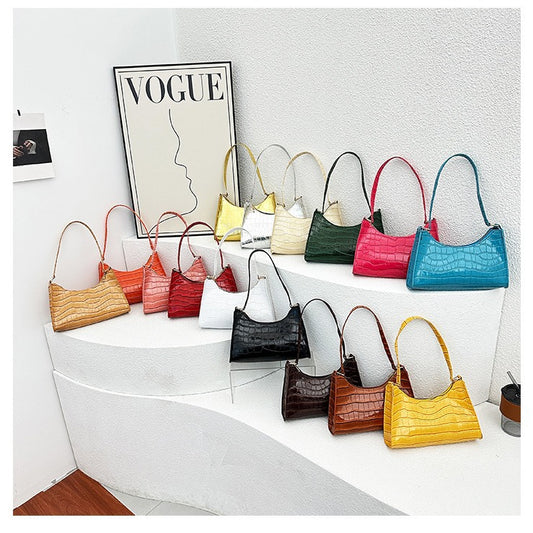 Women's Korean Style Summer Trendy Stone Pattern Bags