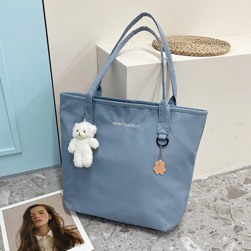 Charming Mori Soft Canvas Female Style Shoulder Bags