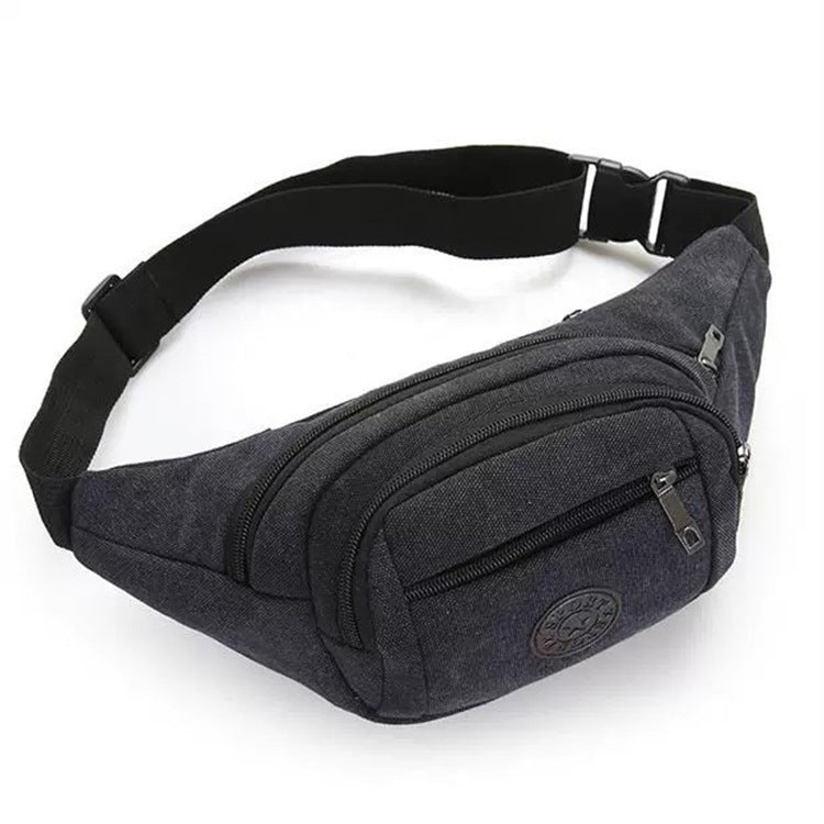Men's Canvas Construction Site Stall Money Collection Waist Packs