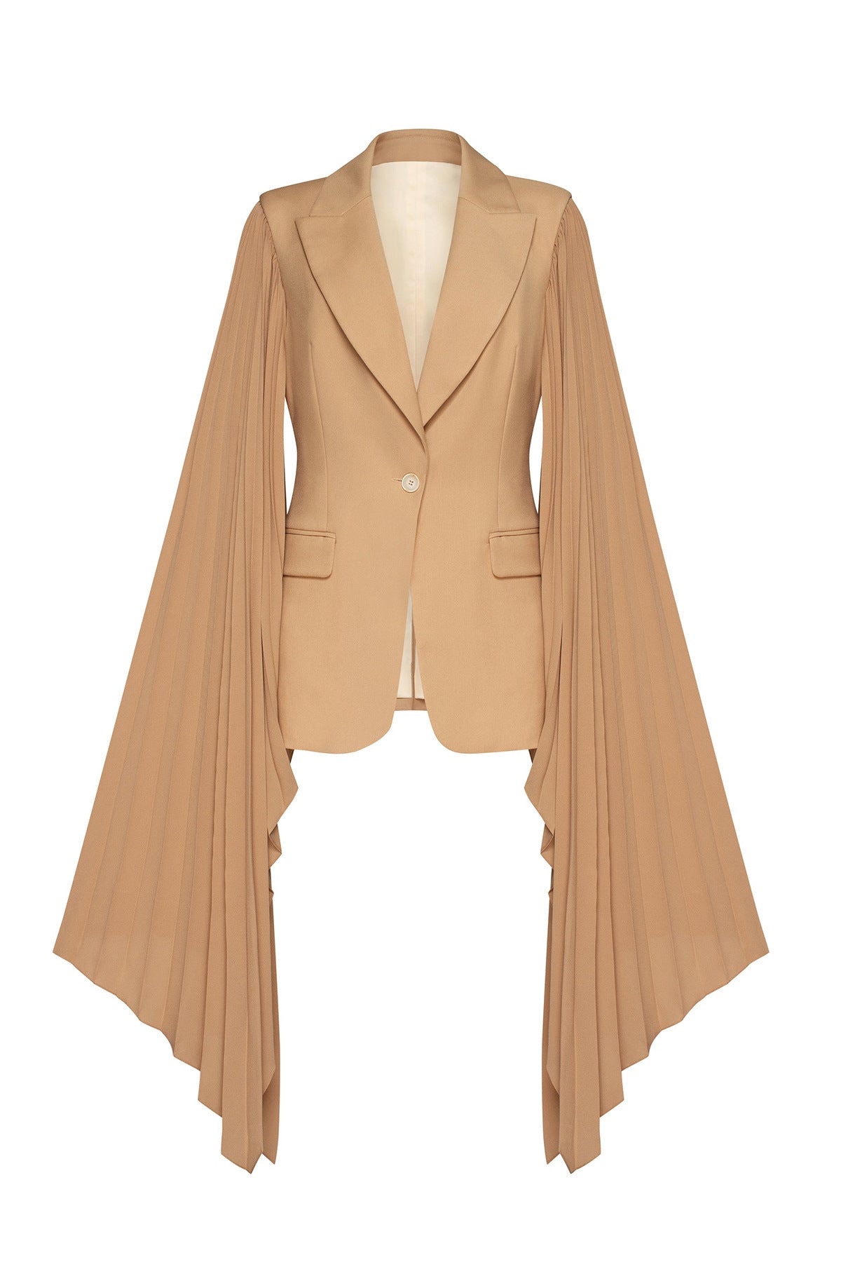 Women's Autumn Pleated Super Wide Loose Large Blazers