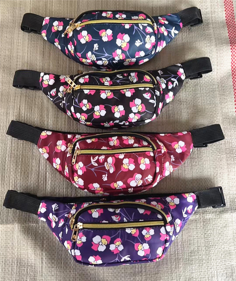 Women's Composite Cloth Zipper Fashion Advertising Gift Men's Waist Packs