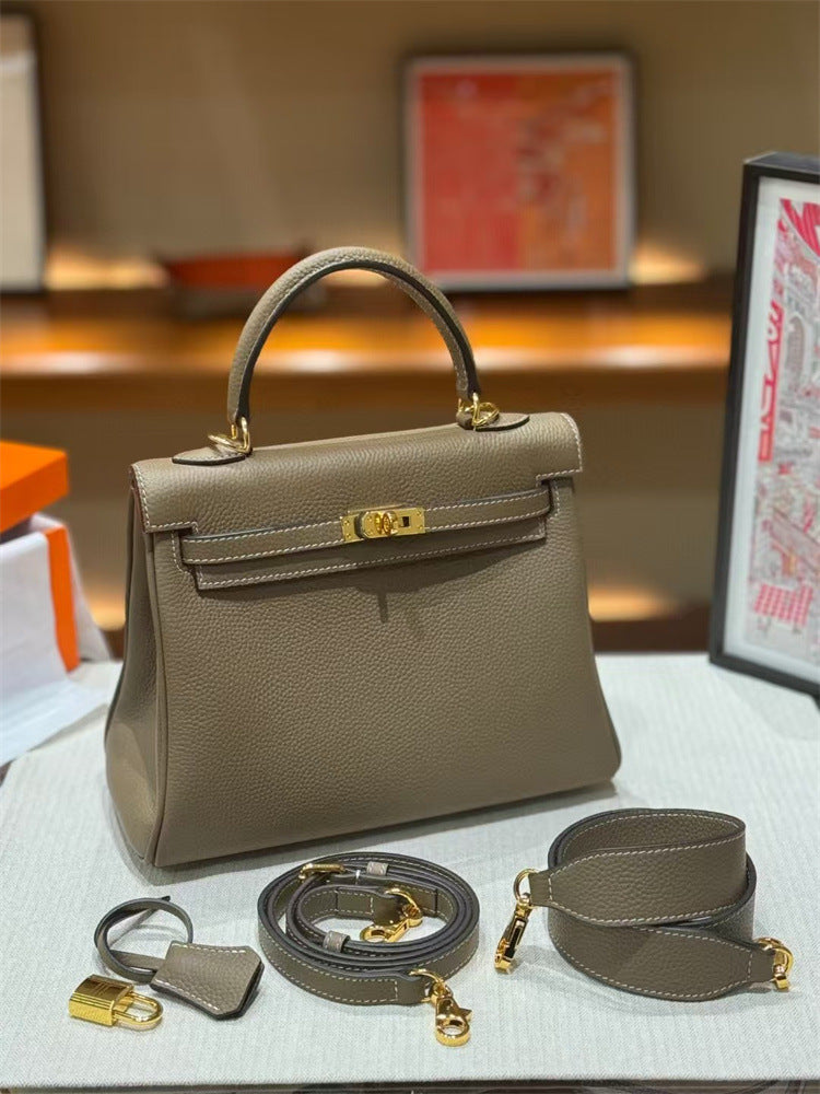 Women's Trendy High-grade Wide Strap Kelly First Bags