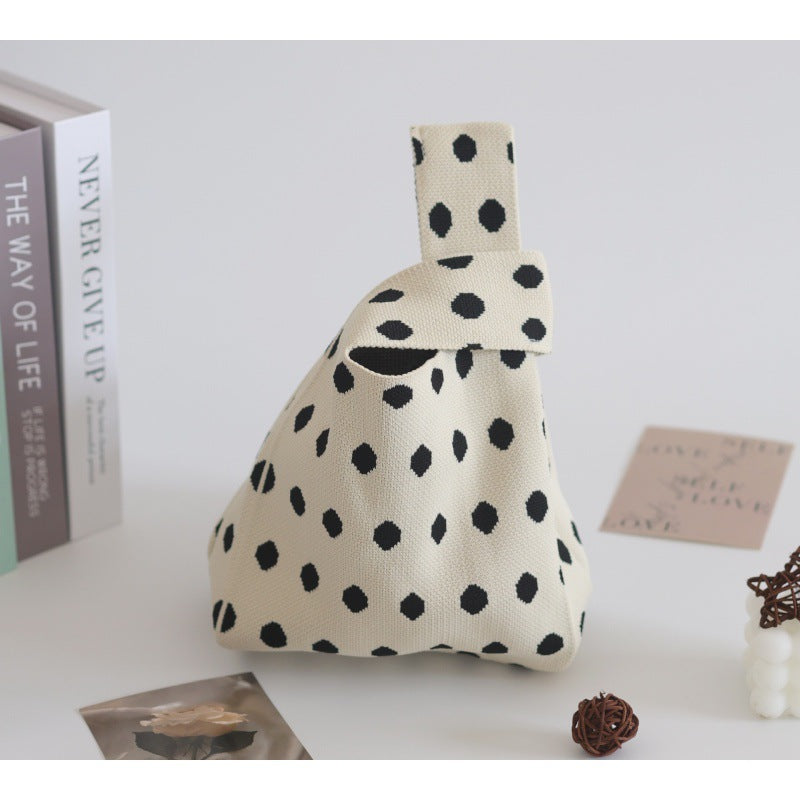 Women's Knitted Woven Vest Simple Gift Handbags